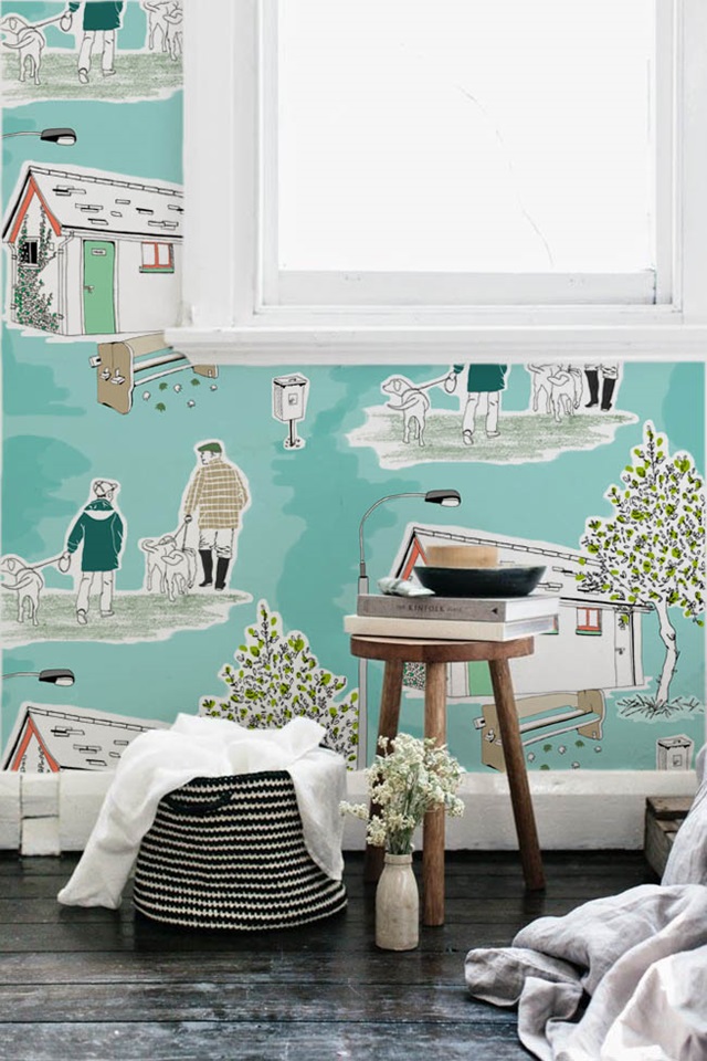 Dog Walkers Wallpaper